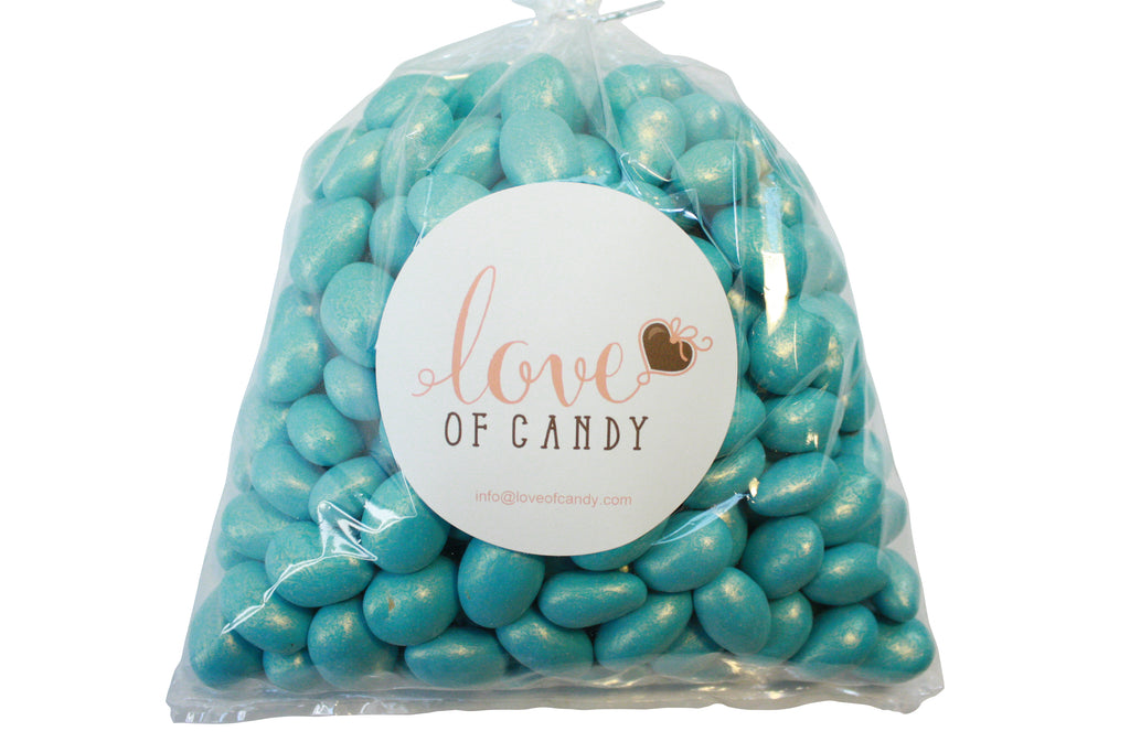 Bulk Candy - Light Blue & White Chocolate Almonds