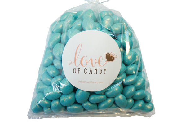 Bulk Candy - Light Blue Chocolate Almonds
